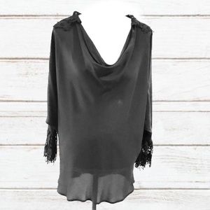 YOANA BARASCHI silk lace blouse